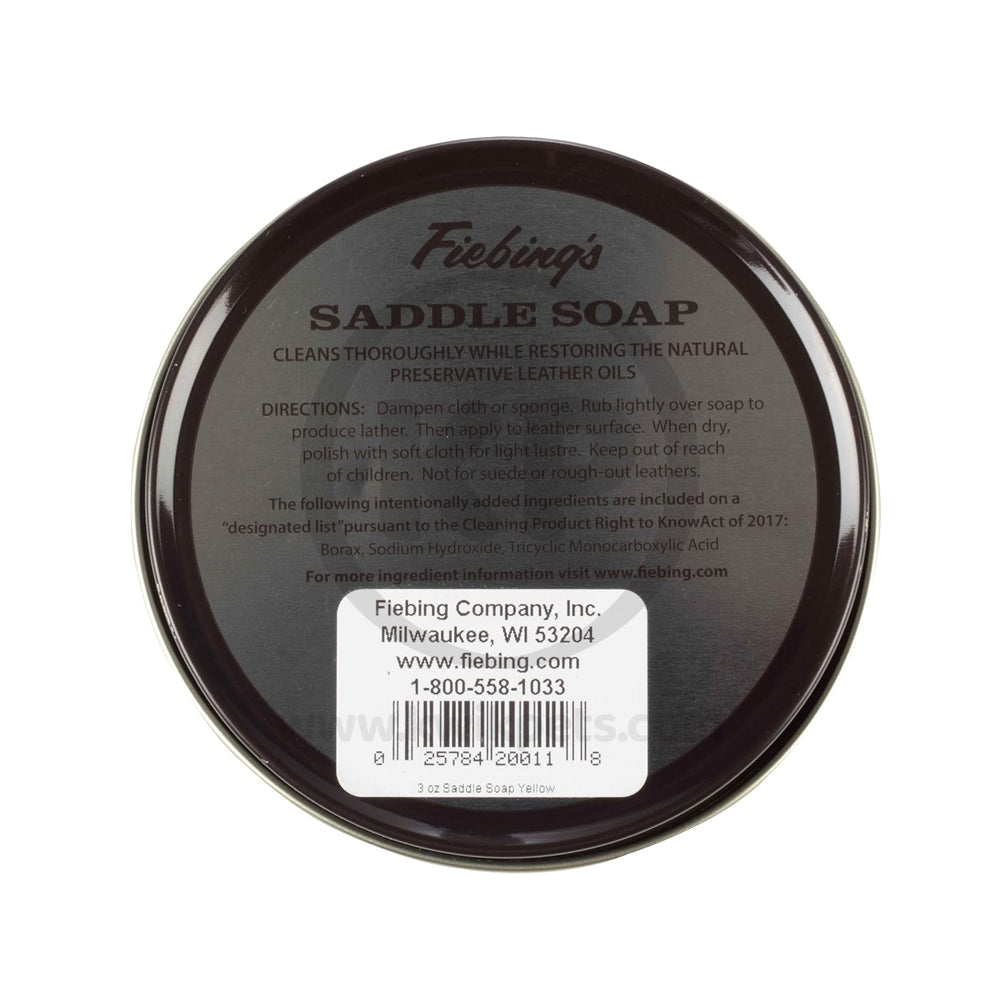 Fiebing’s Saddle Soap Paste Yellow 3oz