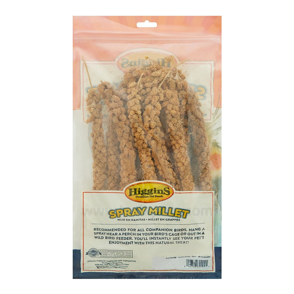 Higgins Spray Millet Natural Bird Treats 12 Count