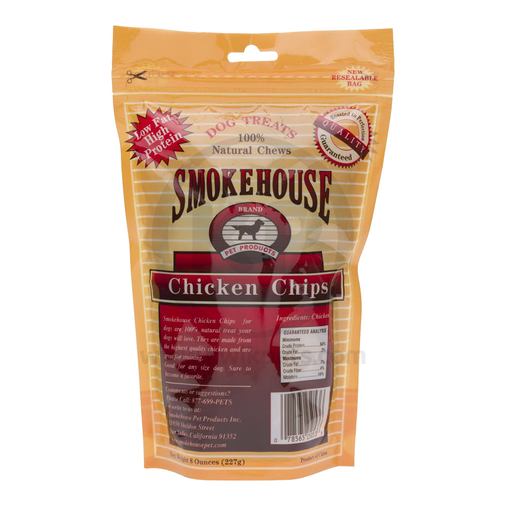 Smokehouse Chicken Chips Dog Treat Small 8-oz