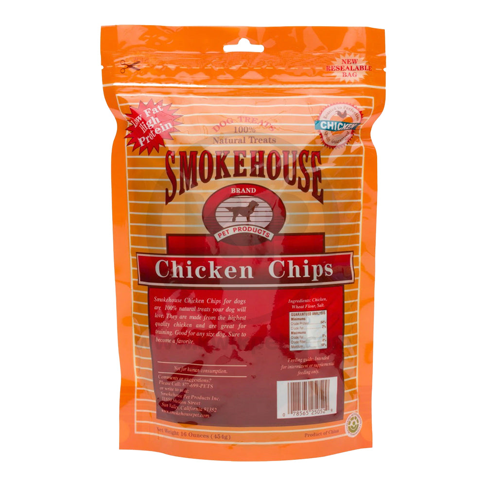 Smokehouse Chicken Chips Dog Treat Small 16-oz