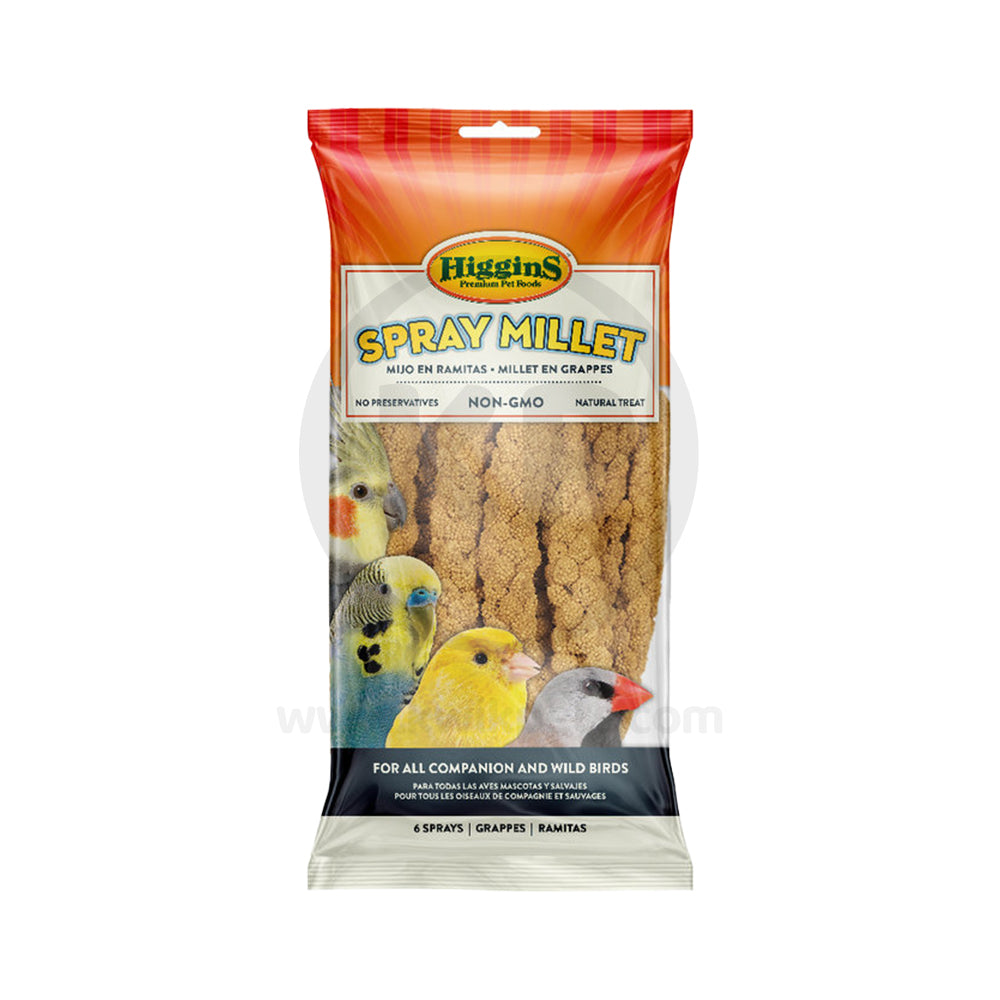 Higgins Spray Millet Natural Bird Treats 12 Count