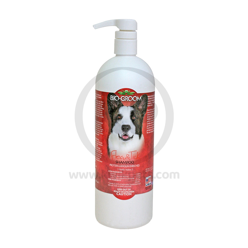 Bio Groom Flea & Tick Dog Shampoo 32-oz