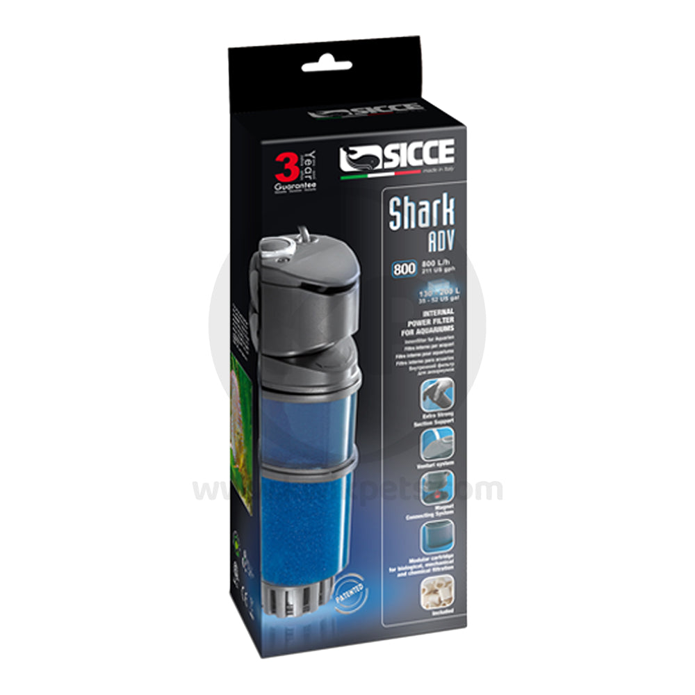 Sicce SHARK ADV 800 Internal Filter for Aquarium 211 GPH