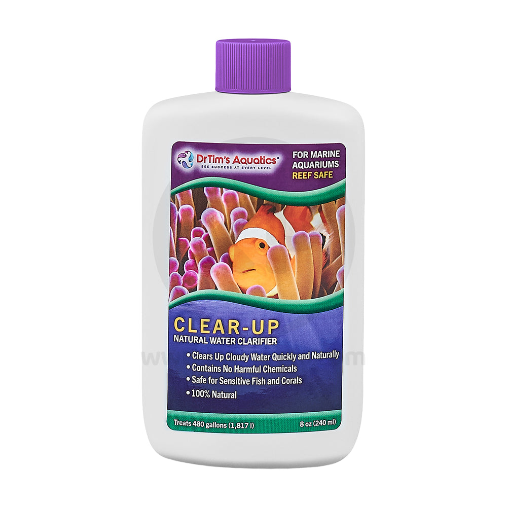 Dr. Tim’s Aquatics Clear-UP Natural Water Clarifier for Reef Aquarium 8-oz