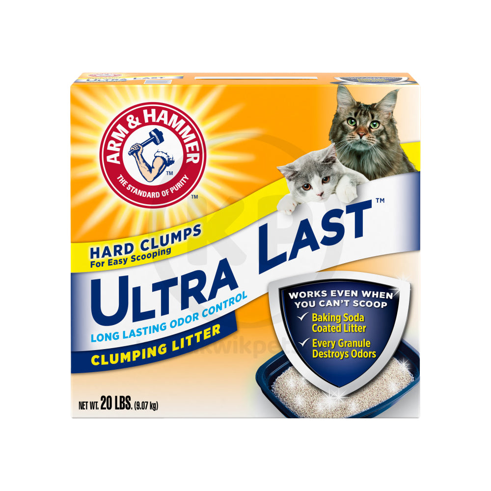 Arm & Hammer Ultra Last Scoopable Clumping Cat Litter 20-lb