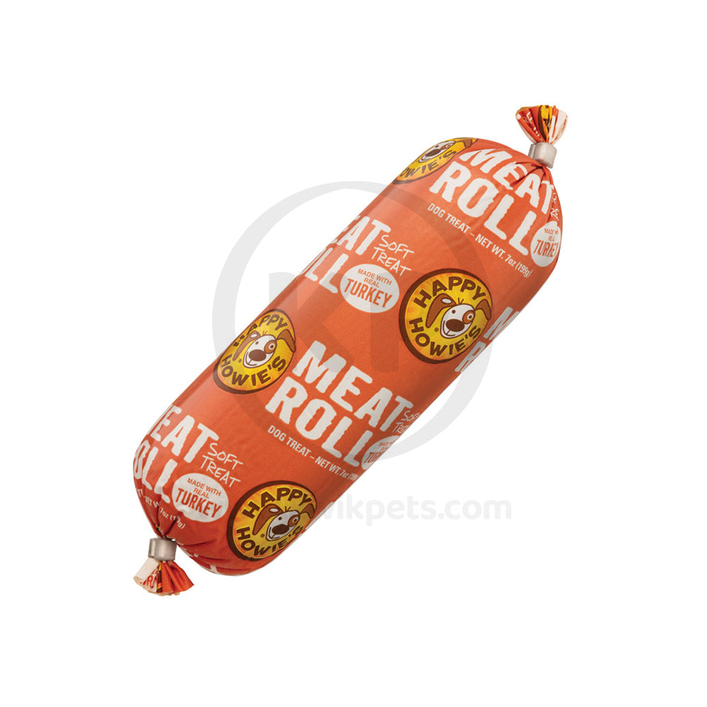 Happy Howie’s Turkey Soft Meat Roll Dog Treat 7-oz