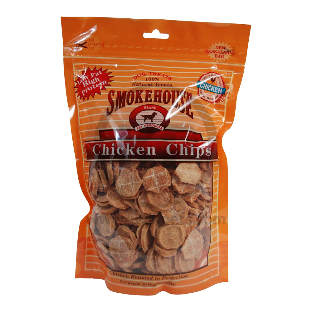 Smokehouse Chicken Chips Dog Treat Small 16-oz