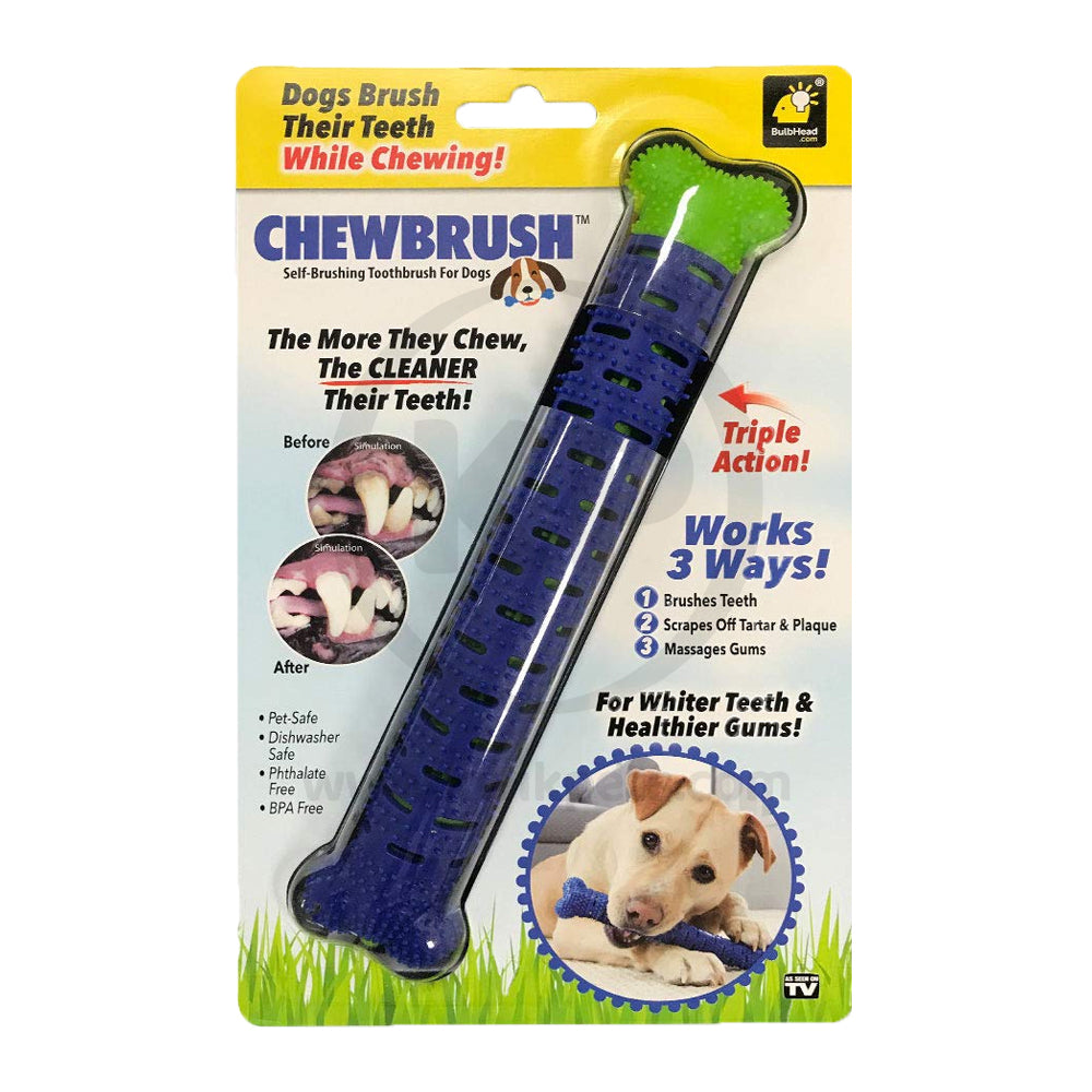 BulbHead Chewbrush Self Brushing Dog Toothbrush