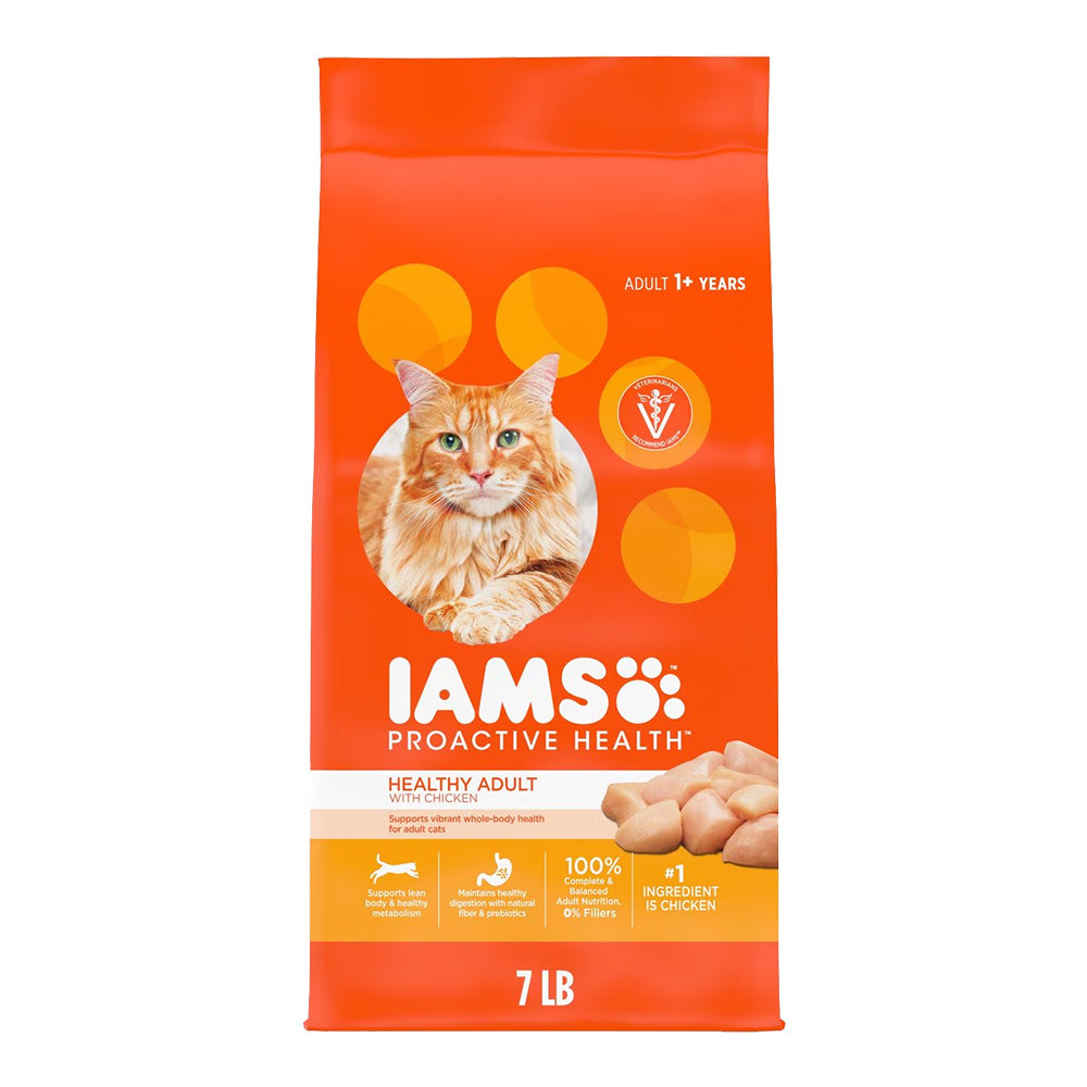 IAMS Proactive Health Adult Dry Cat Food Chicken 7-lb