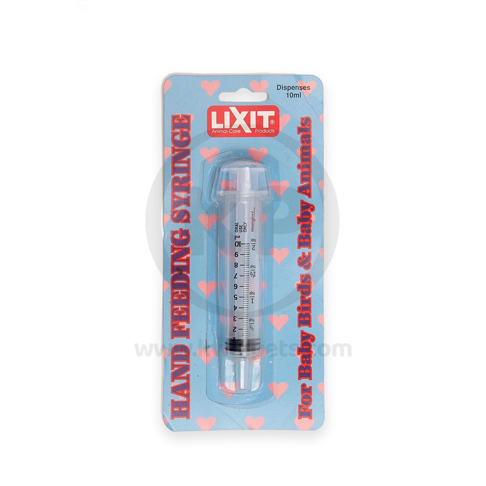 Lixit Hand Feeding Syringe for Baby Animals 10 ml