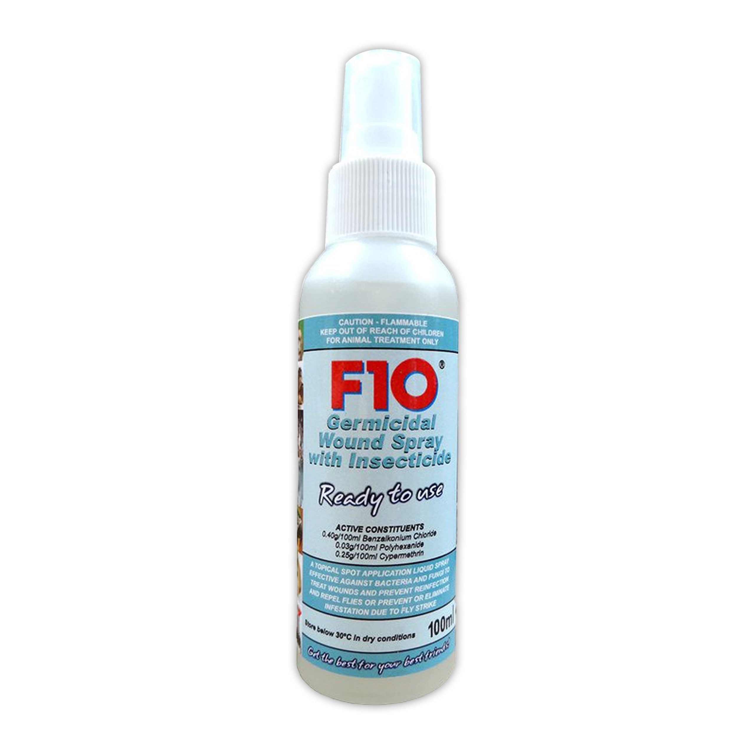 F10 Antiseptic Wound Spray for Reptiles, Birds, Small Animals & Exotic Animals 100 ml