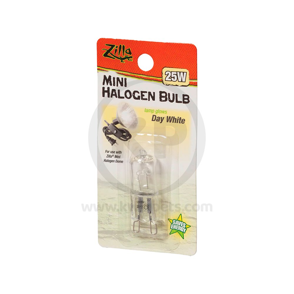 Zilla Day White Light & Heat Mini Halogen Bulb 25W