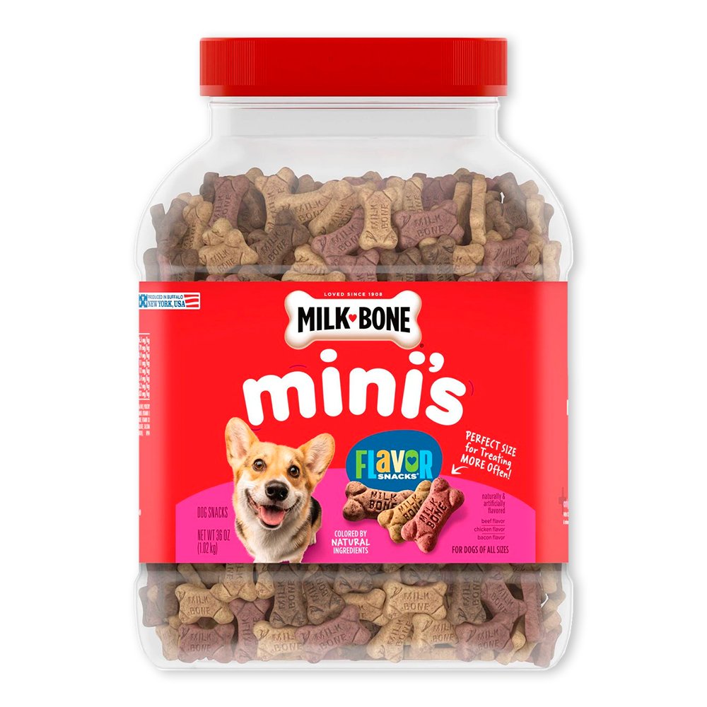 Milk-Bone Flavor Snacks Dog Treats Mini 36-oz