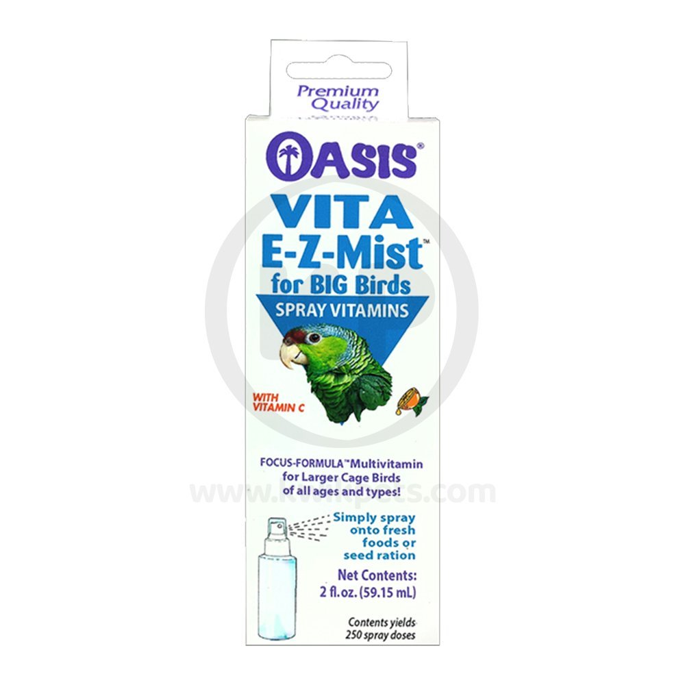 Oasis VITA E-Z-MIST Multivitamin Spray for Big Birds 2-oz