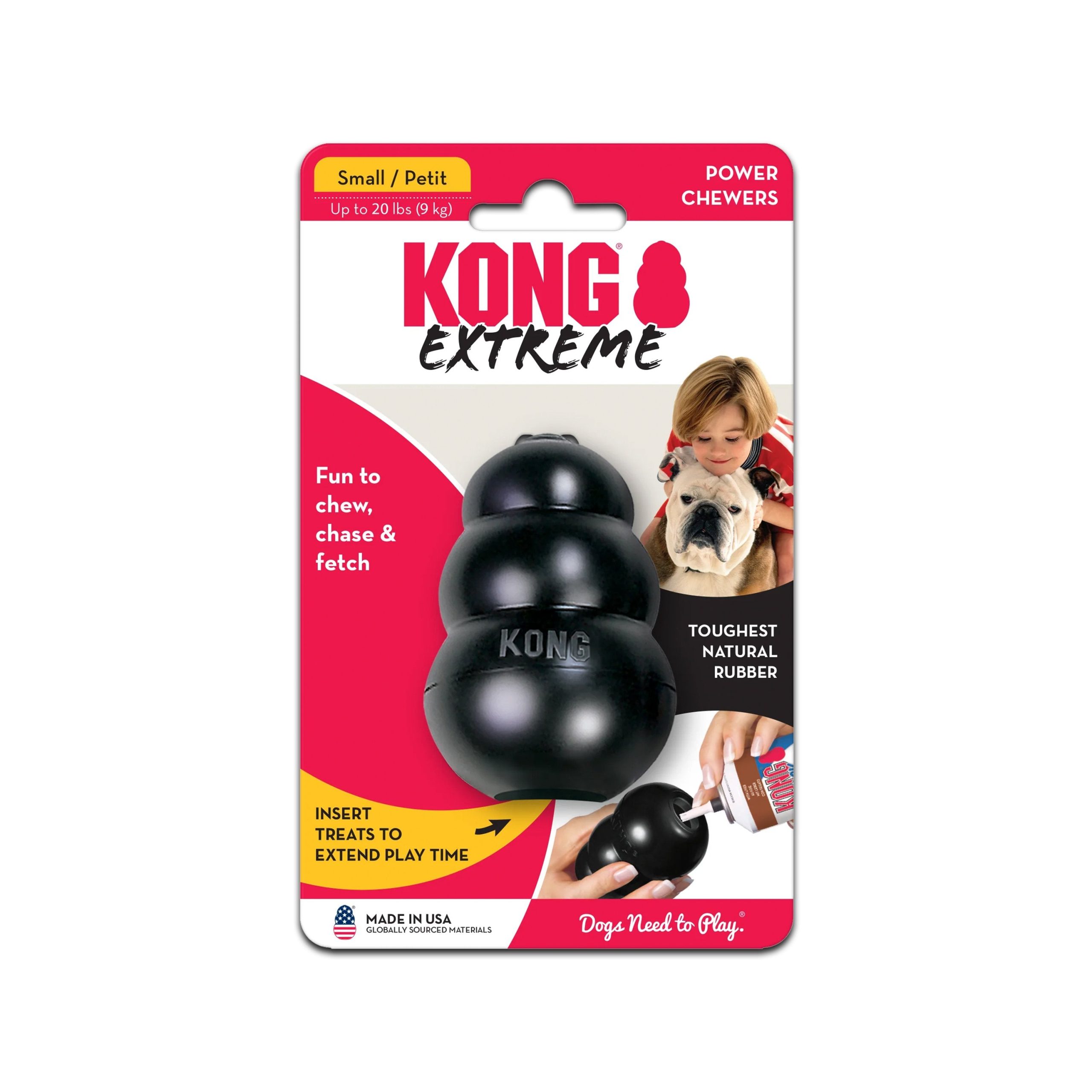 KONG Extreme Dog Toy Black Small