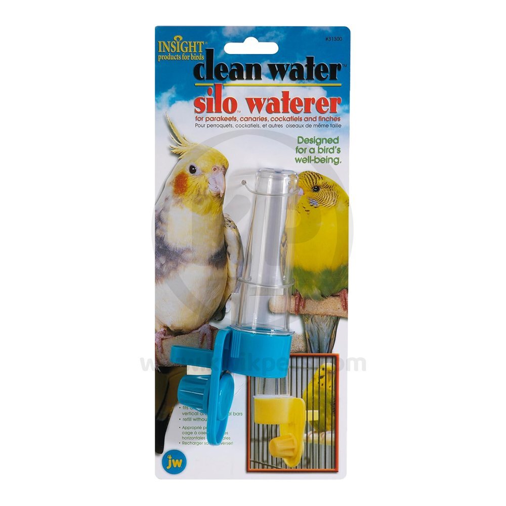 JW Pet Clean Water Silo Waterer Assorted Small