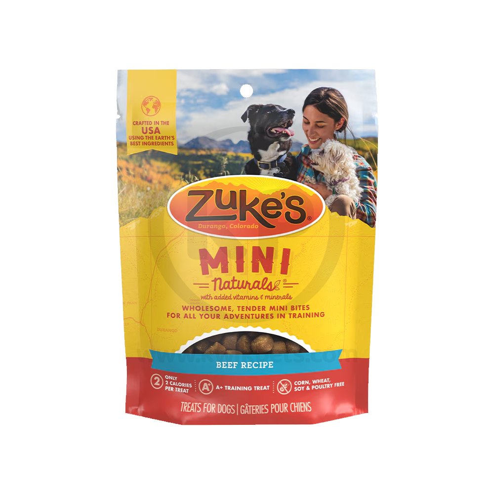 Zuke’s Mini Naturals Beef Dog Treats 6-oz