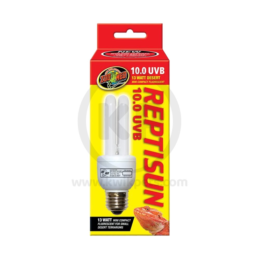 Zoo Med ReptiSun 10.0 UVB Desert Mini Compact Fluorescent 13W