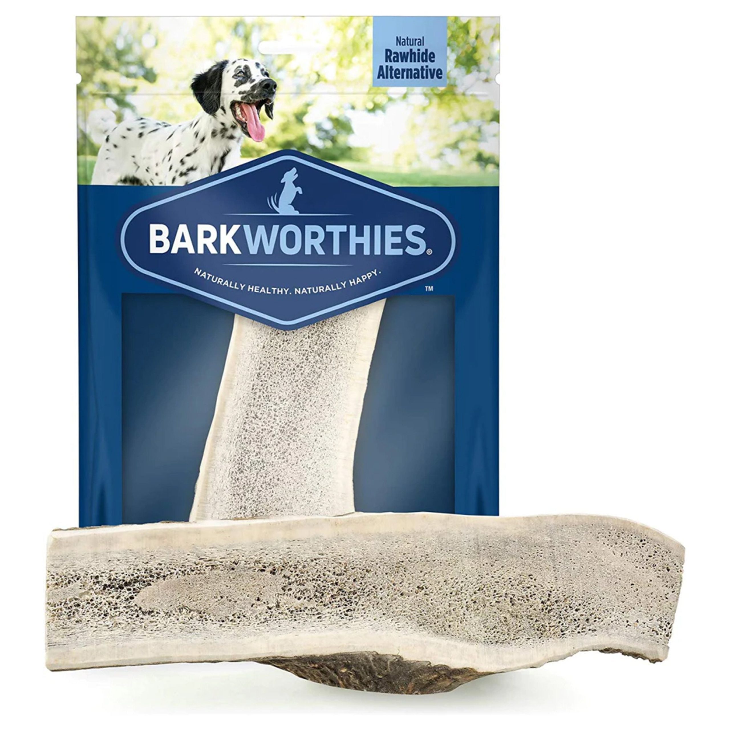 Barkworthies Split Elk Antler Large Breed Dog Chews