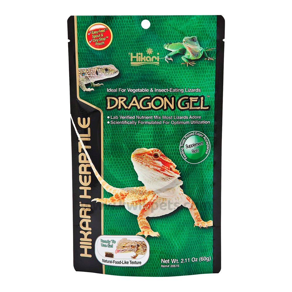 Hikari USA Herptile DragonGel Reptile Food 2.11-oz