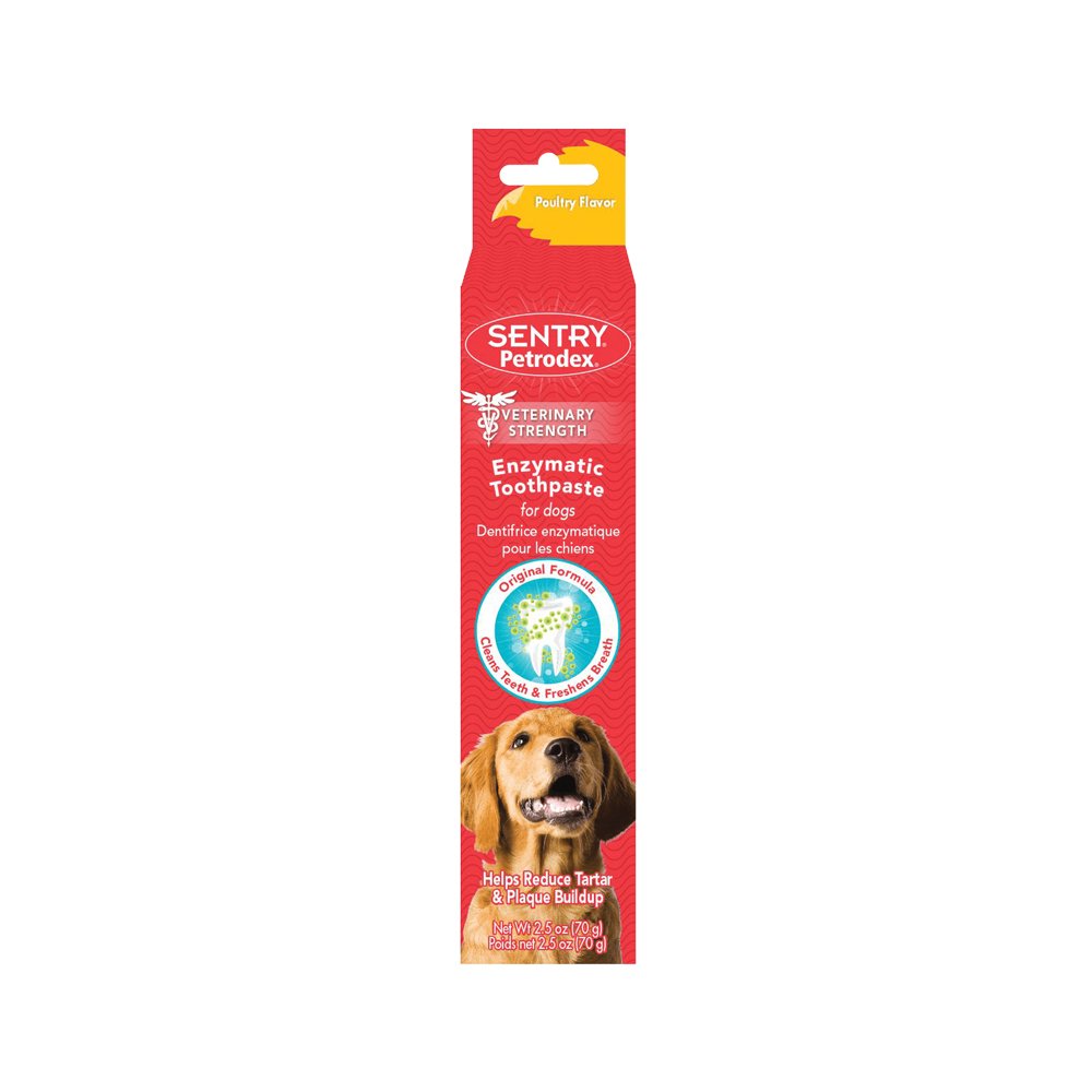 Sentry Petrodex Enzymatic Toothpaste for Dogs Chicken Flavor 2.5-oz