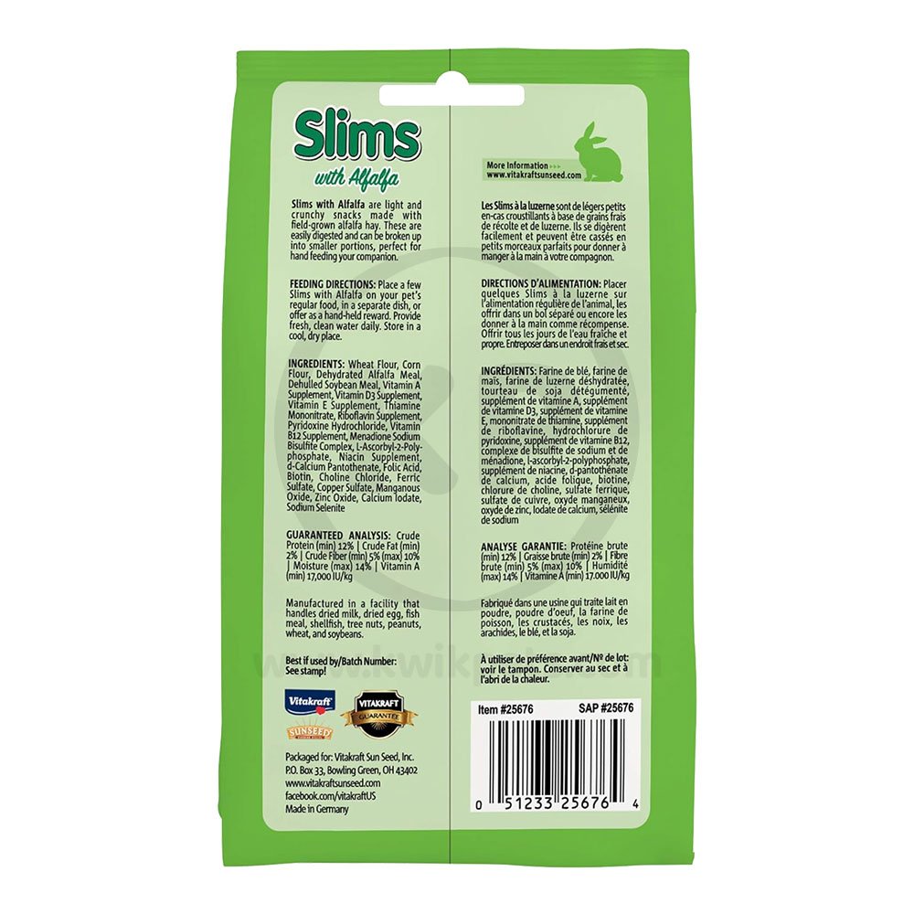 Vitakraft Slims w/Alfalfa Small Animal Treat 1.76-oz