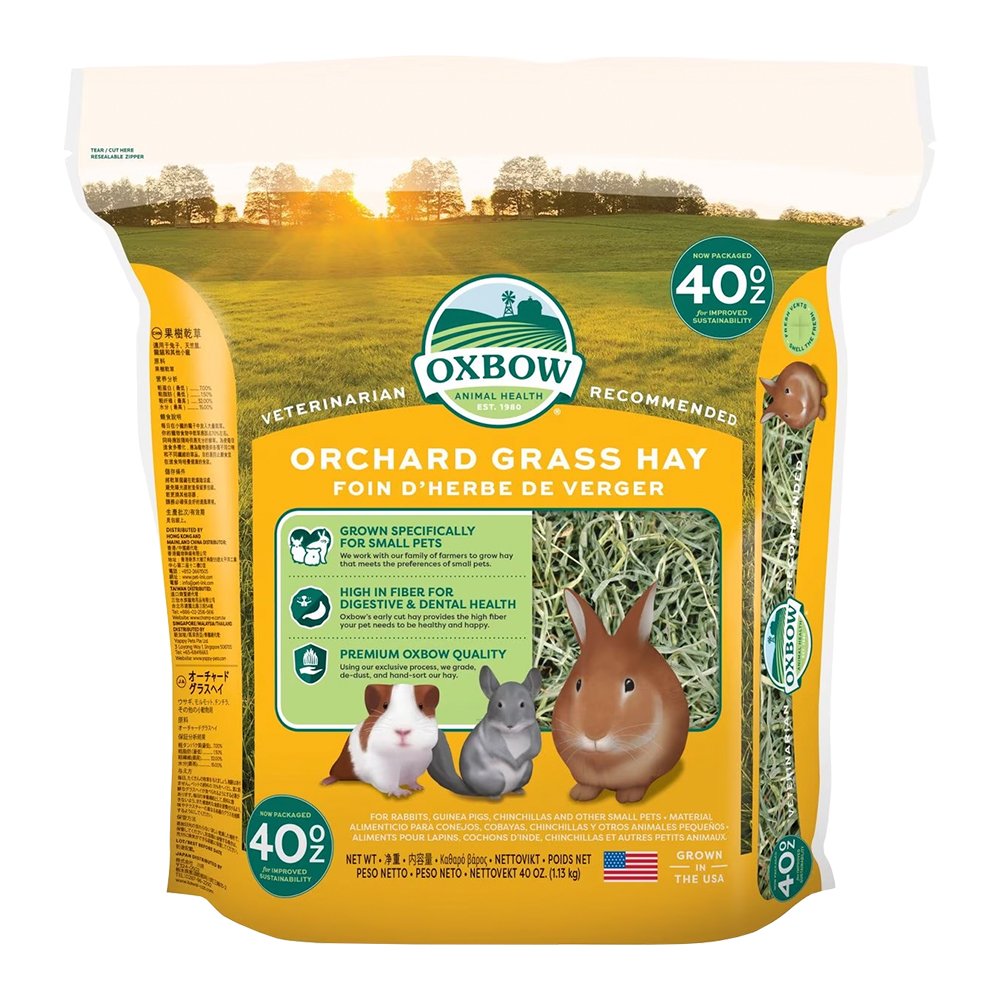 Oxbow Animal Health Orchard Grass Hay Small Animal Treat 40-oz