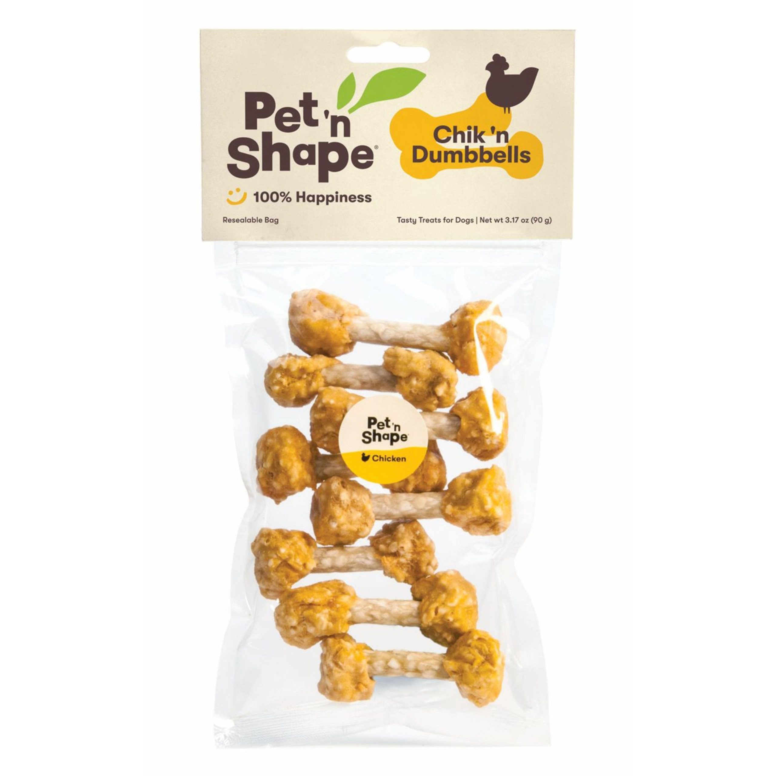 Pet ‘n Shape Chik ‘n Dumbbells Jerky Dog Treats 3.17-oz