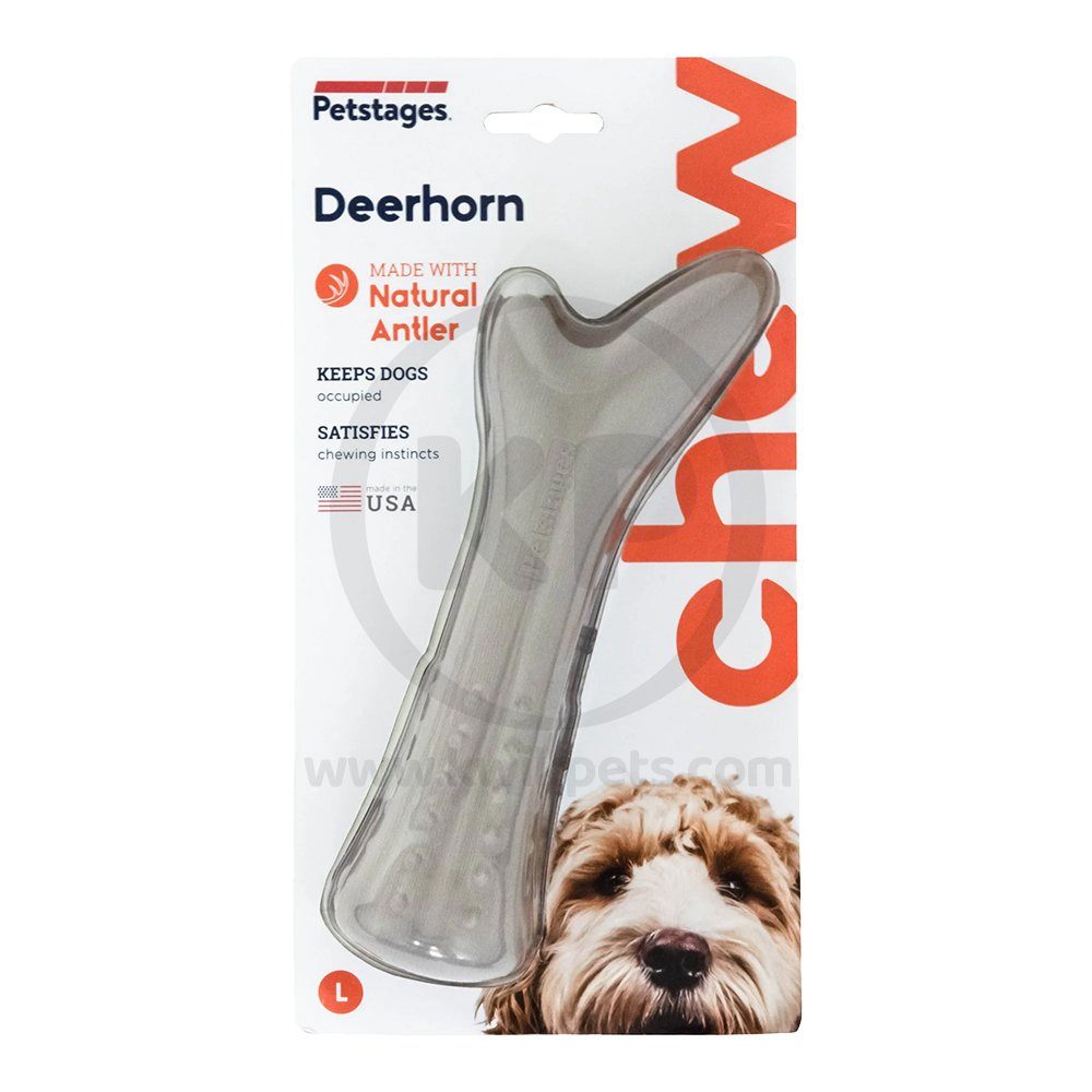 Petstages Deerhorn Stick Durable Chew Dog Toy Large