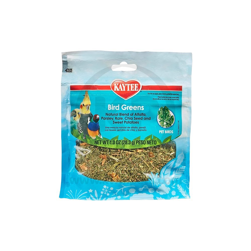 Kaytee Bird Greens Treat for All Pet Birds 1-oz