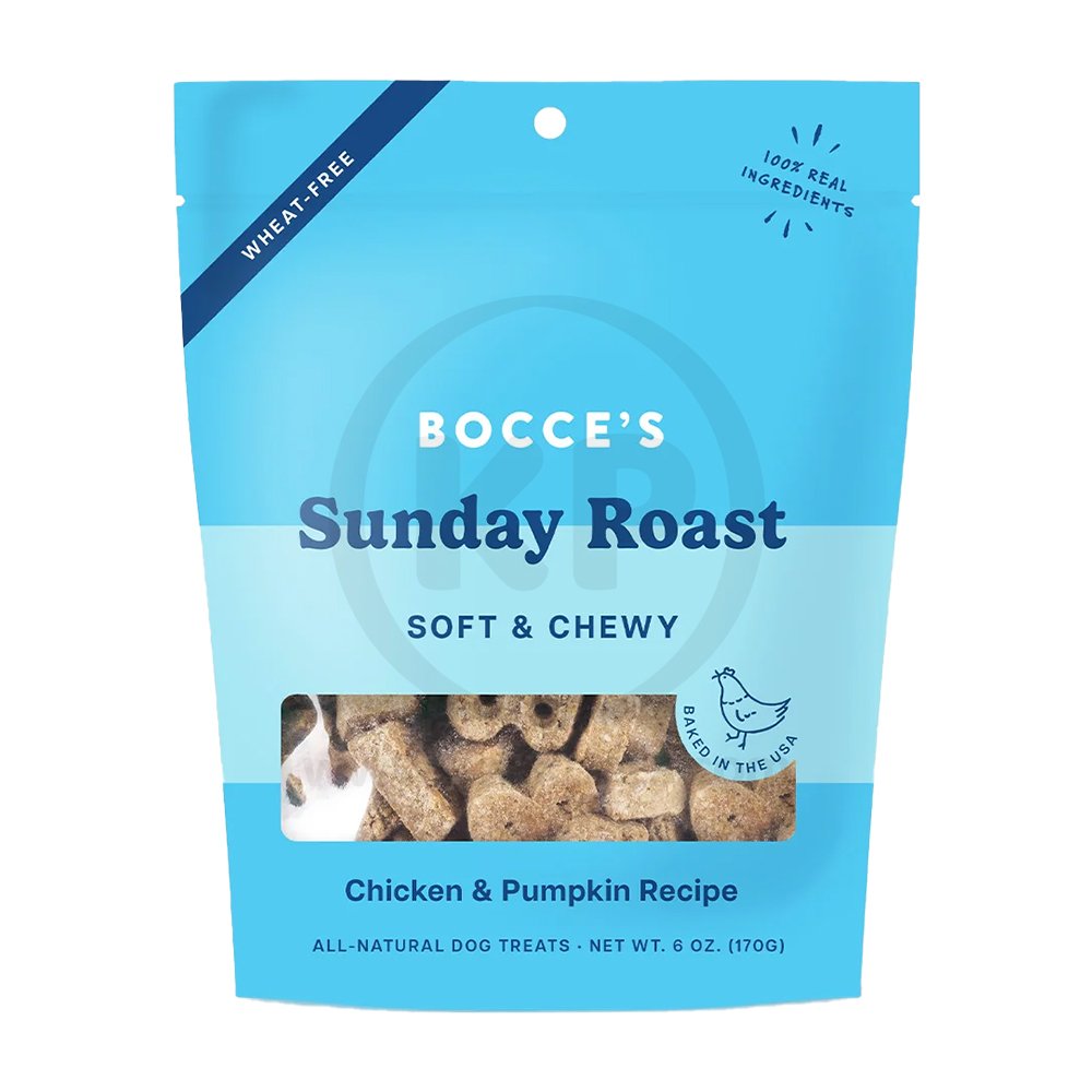 Bocce’s Bakery Sunday Roast Soft & Chewy Dog Treats Chicken & Pumpkin 6-oz