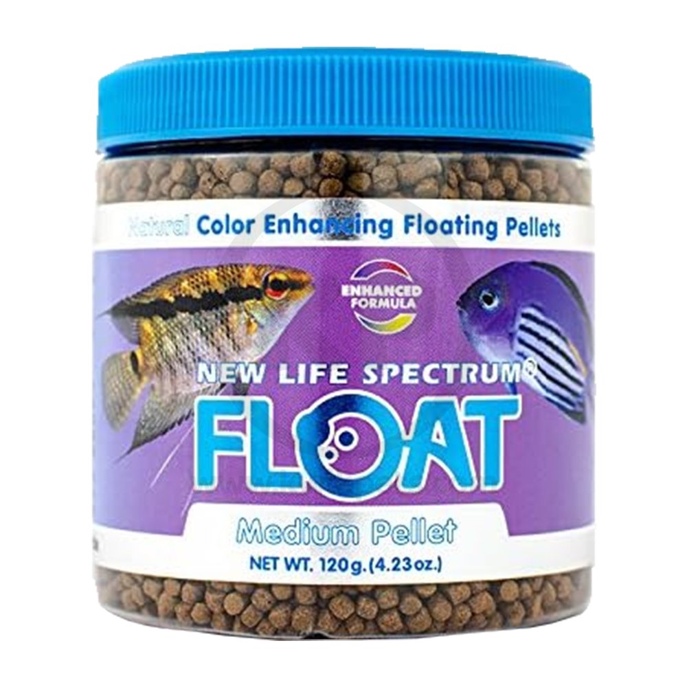 New Life Spectrum Float Pellets Fish Food Medium 4.23-oz