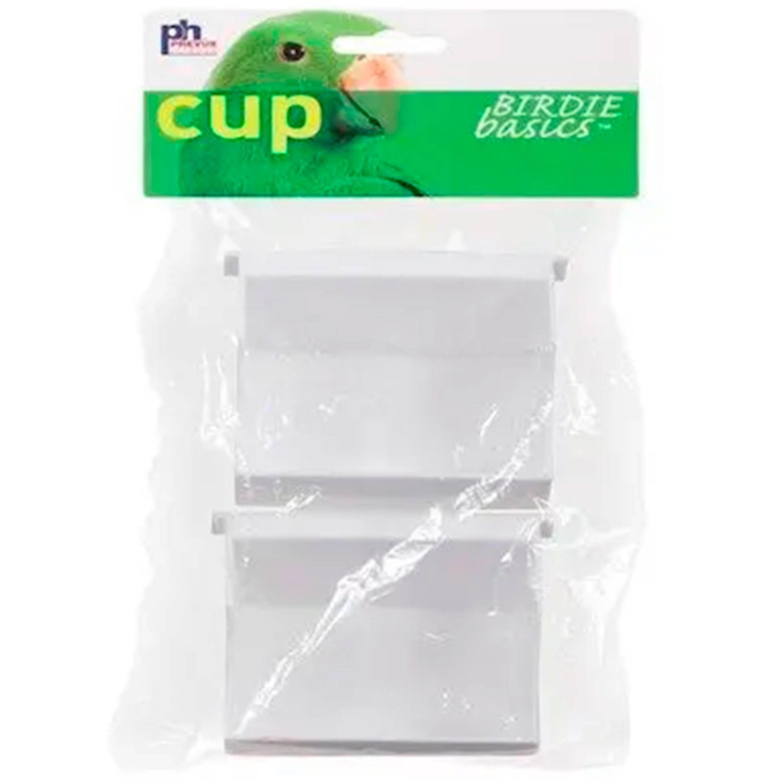 Prevue Pet Products Universal Outside Access Bird Cage Plastic Cup 2 Count