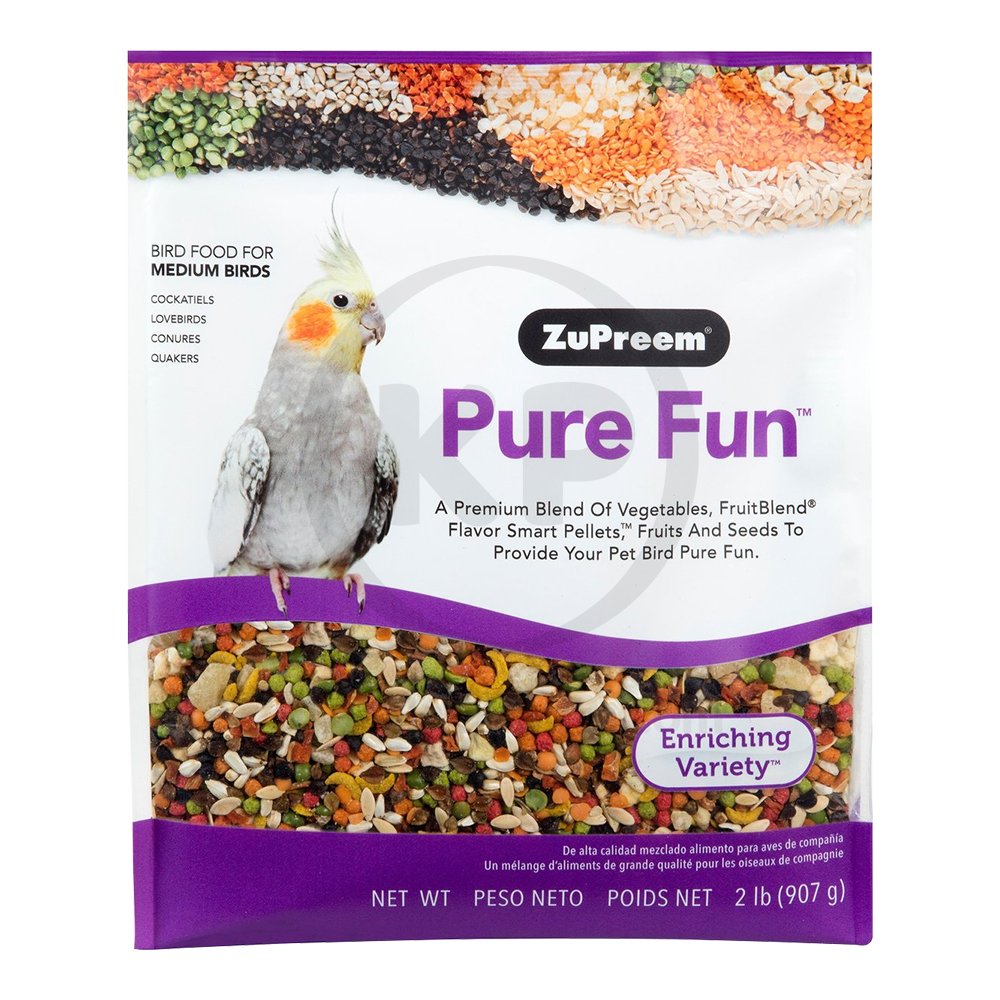 ZuPreem Pure Fun Medium Birds Food 2-lb