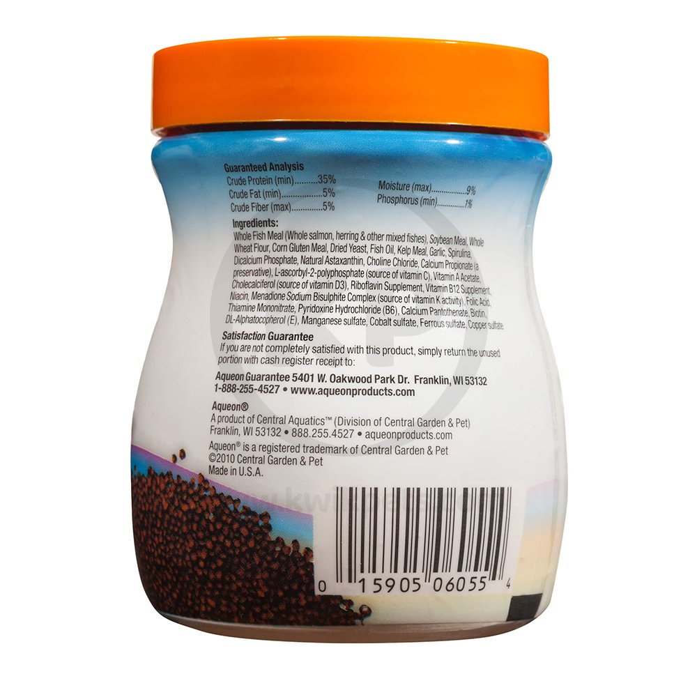 Aqueon Goldfish Granules Color Enhancing Fish Food 3-oz