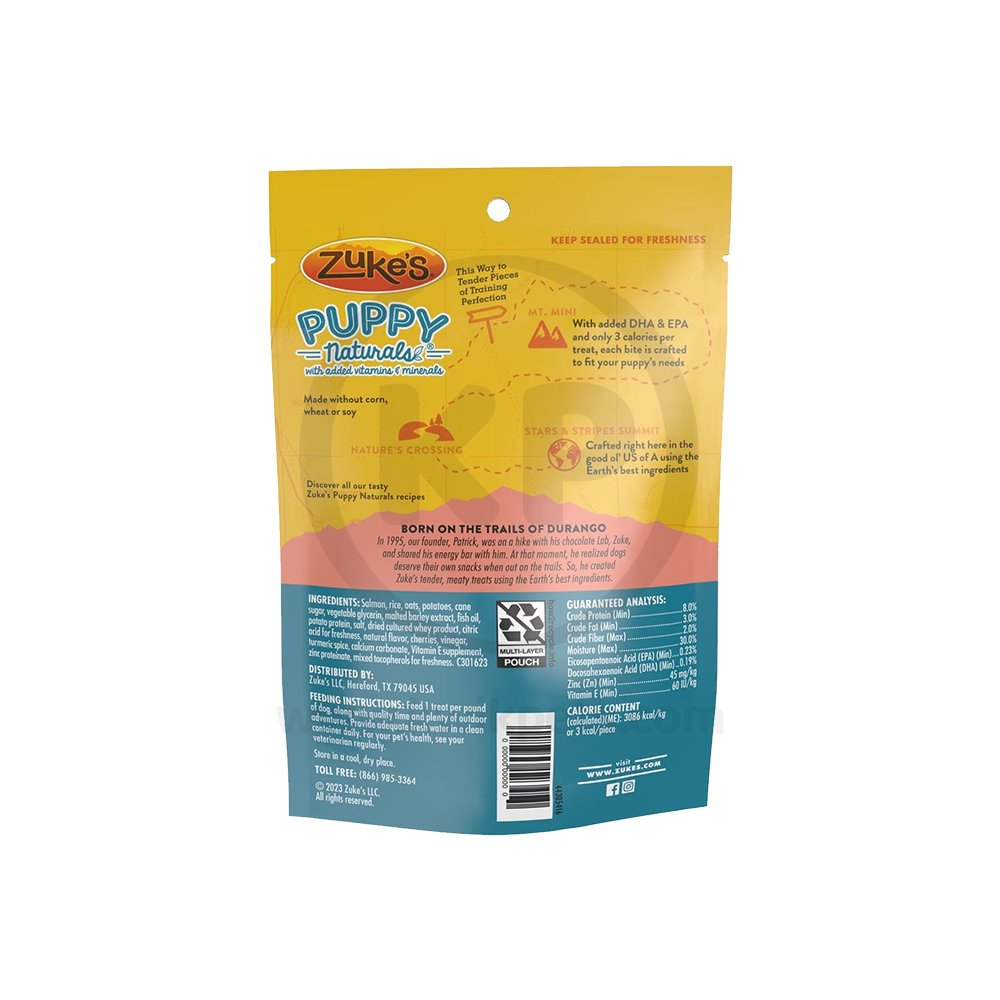 Zuke’s Puppy Naturals Salmon Dog Treats 5-oz