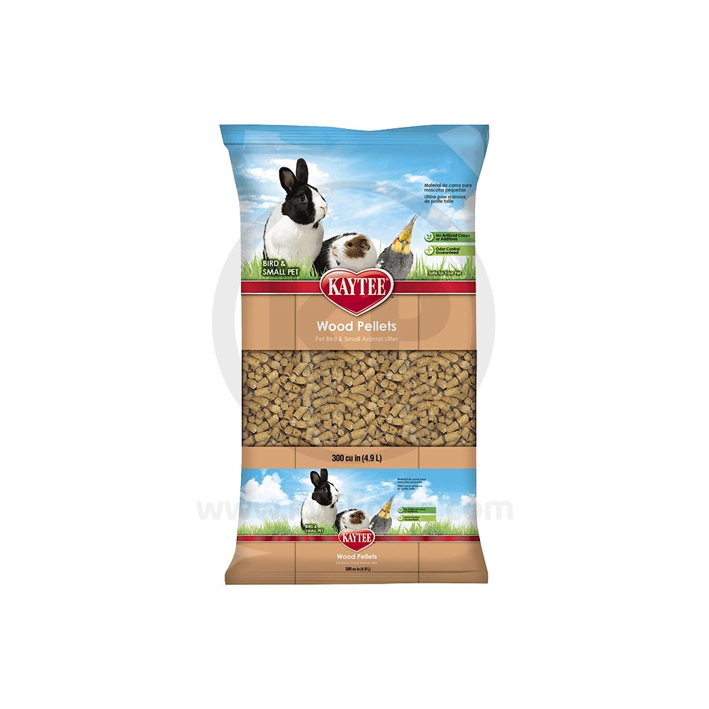 Kaytee Wood Pellets Litter for Bird & Small Pets 8-lb