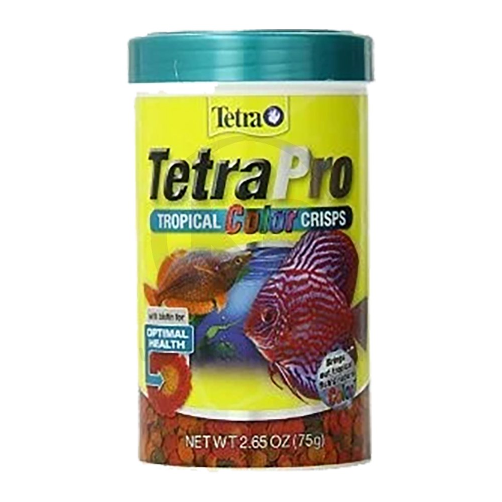 Tetra Pro Tropical Color Crisps Fish Food 2.65-oz