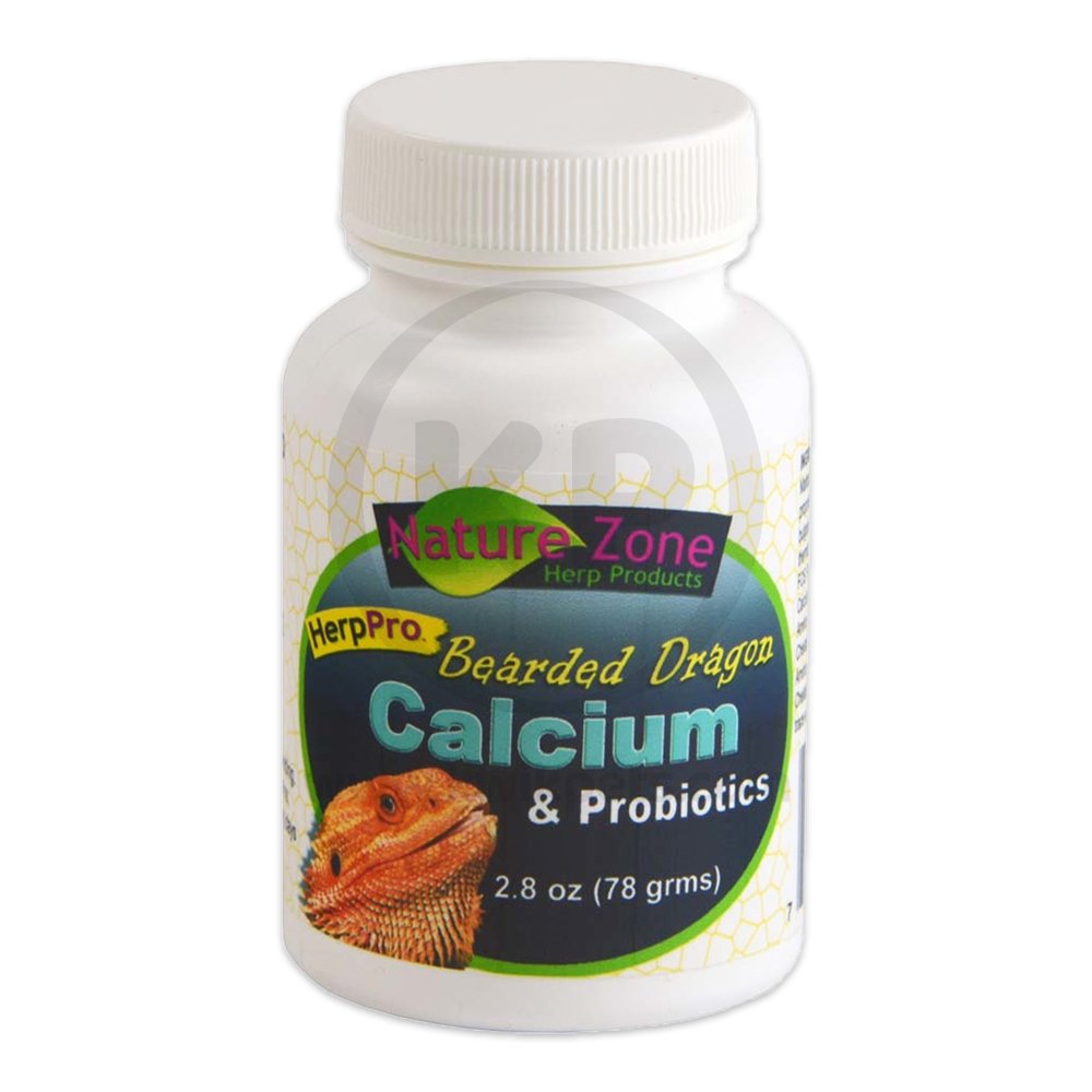 Nature Zone Bearded Dragon Calcium & Probiotics Supplement 2.8-oz