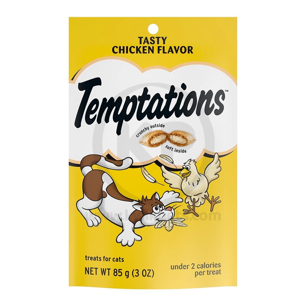 Temptations Classics Crunchy & Soft Adult Cat Treats Tasty Chicken 3-oz