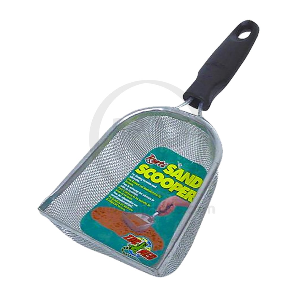 Zoo Med Repti Sand Scooper Black Silver