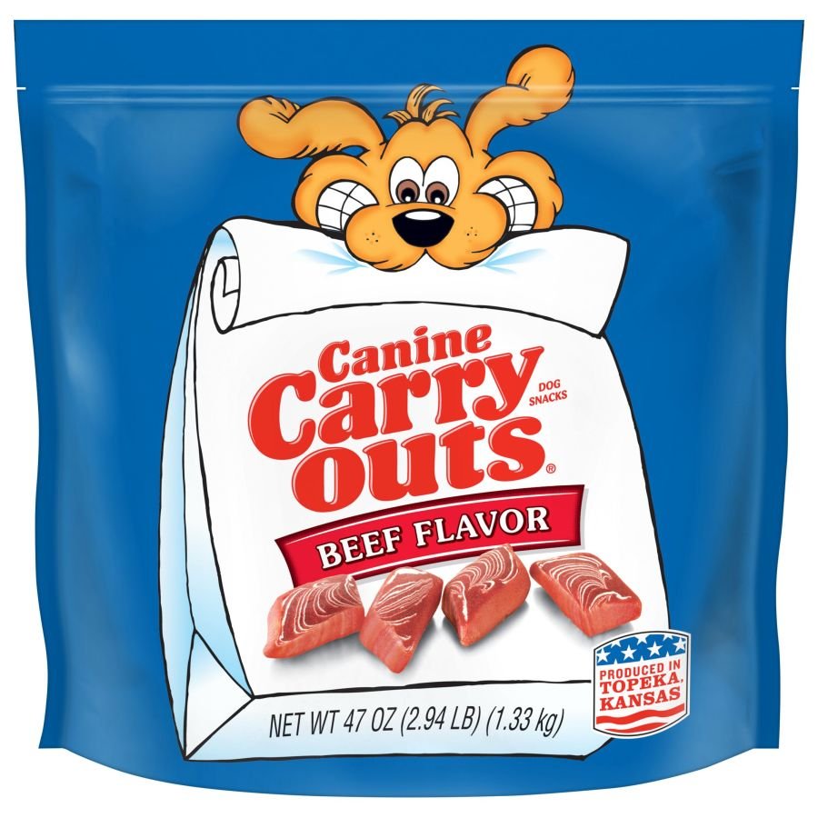 Canine Carry Outs Beef Flavor Dog Treats 47-oz