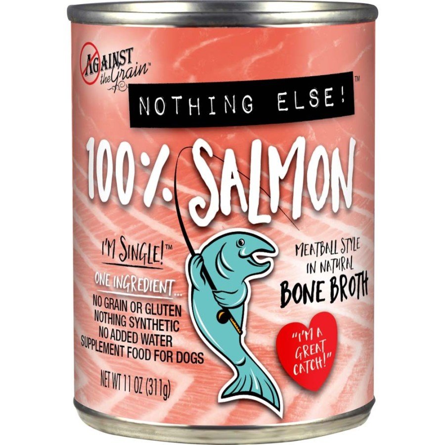 Against the Grain Nothing Else 100% One Ingredient Adult Wet Dog Food Salmon 11-oz