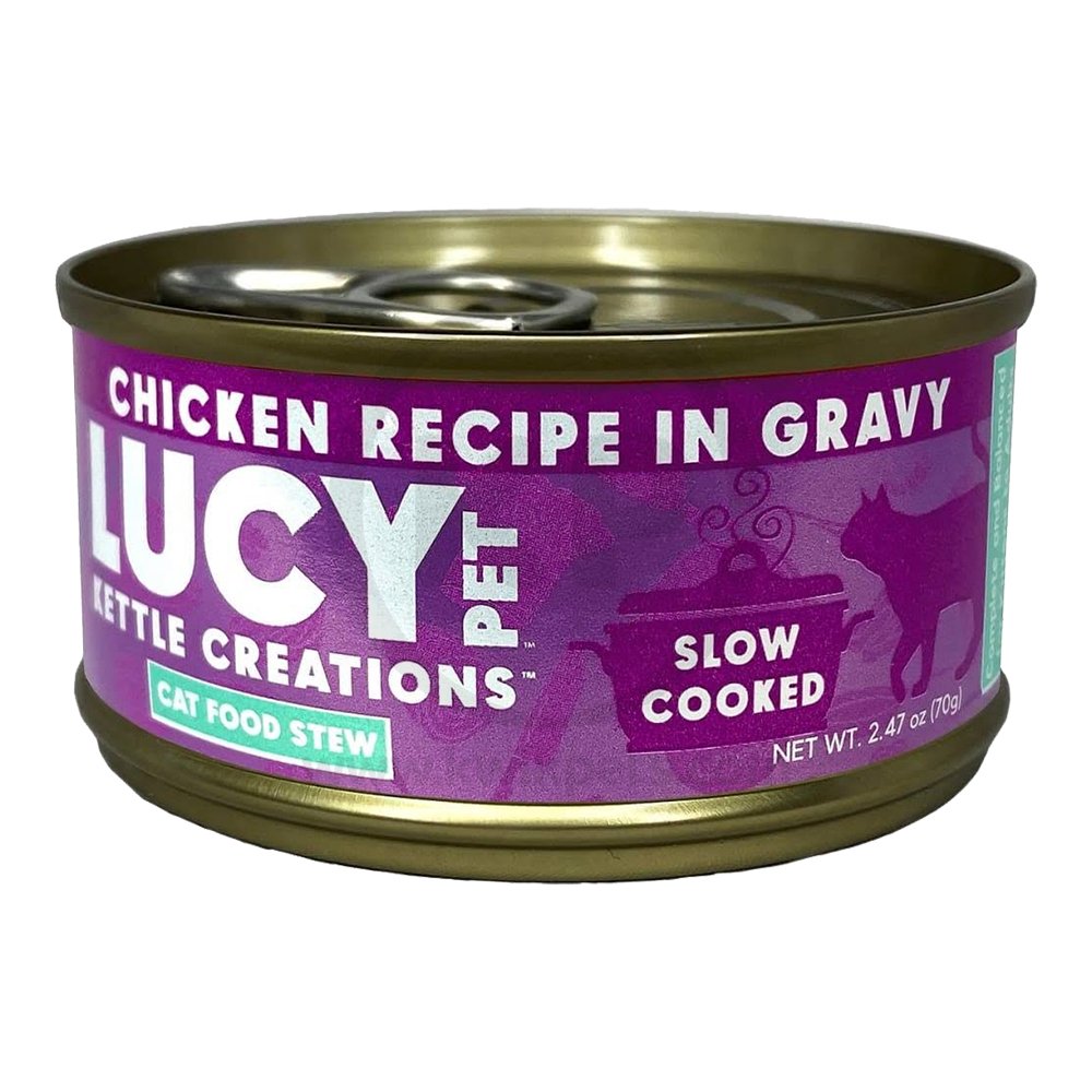 Lucy Pet Products Kettle Creations Adult Wet Cat Food Chicken 2.75-oz