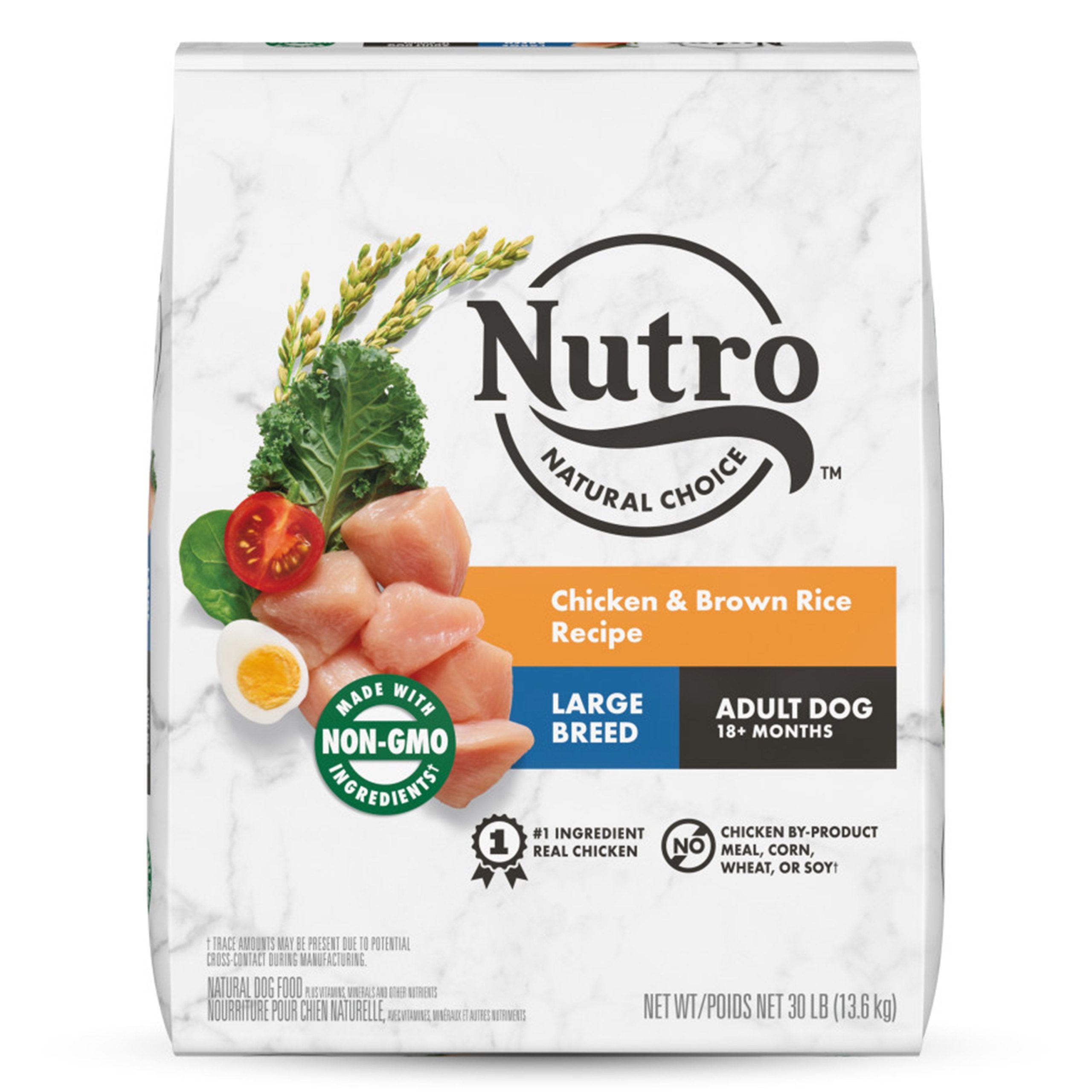 Nutro Natural Choice Chicken & Brown Rice Large Breed Adult Dry Dog Food 30-lb