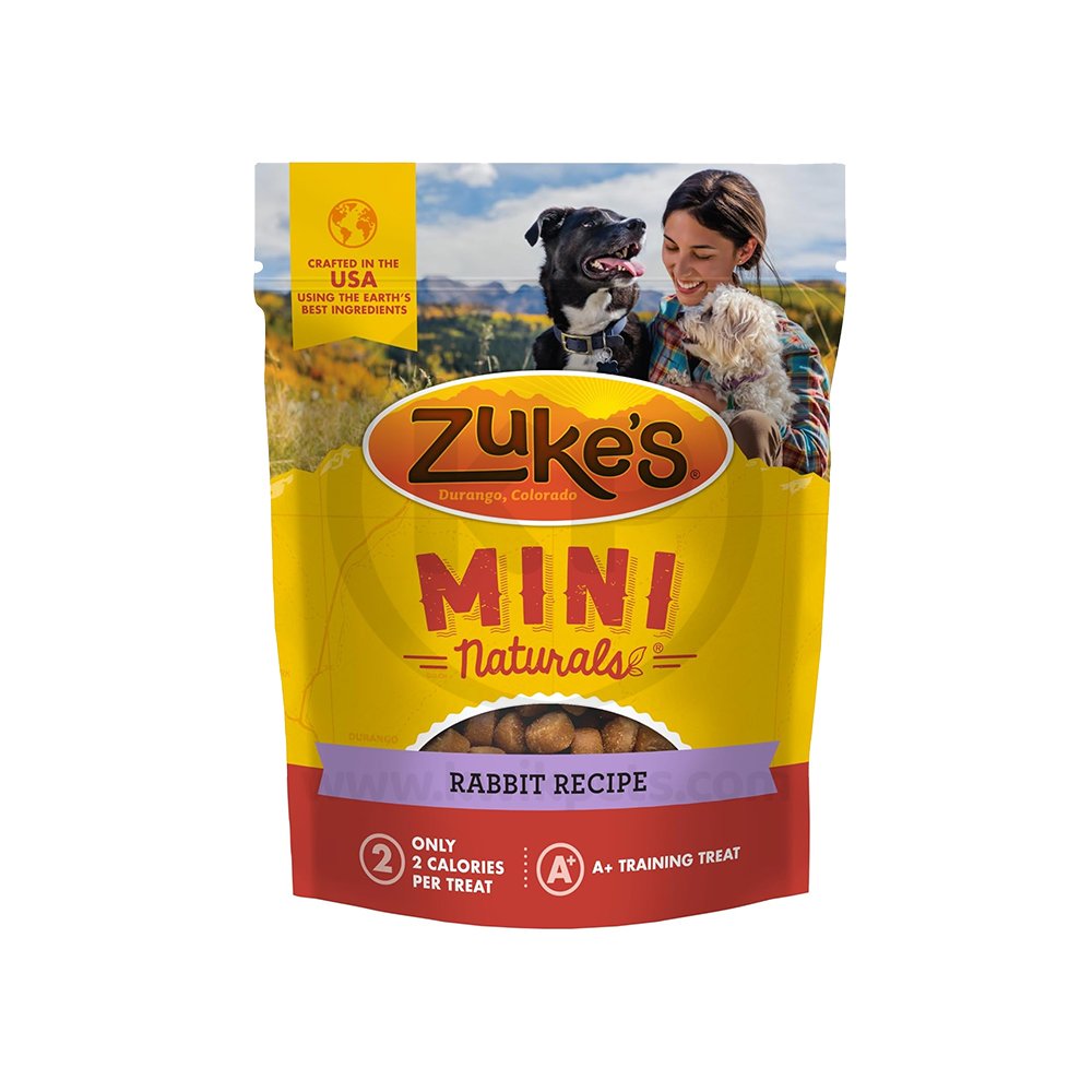 Zuke’s Mini Naturals Rabbit Dog Treats 6-oz