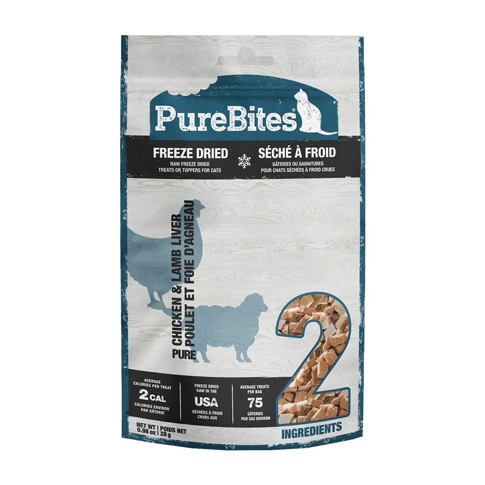 PureBites Chicken & Lamb Freeze Dried Cat Treats 0.98-oz