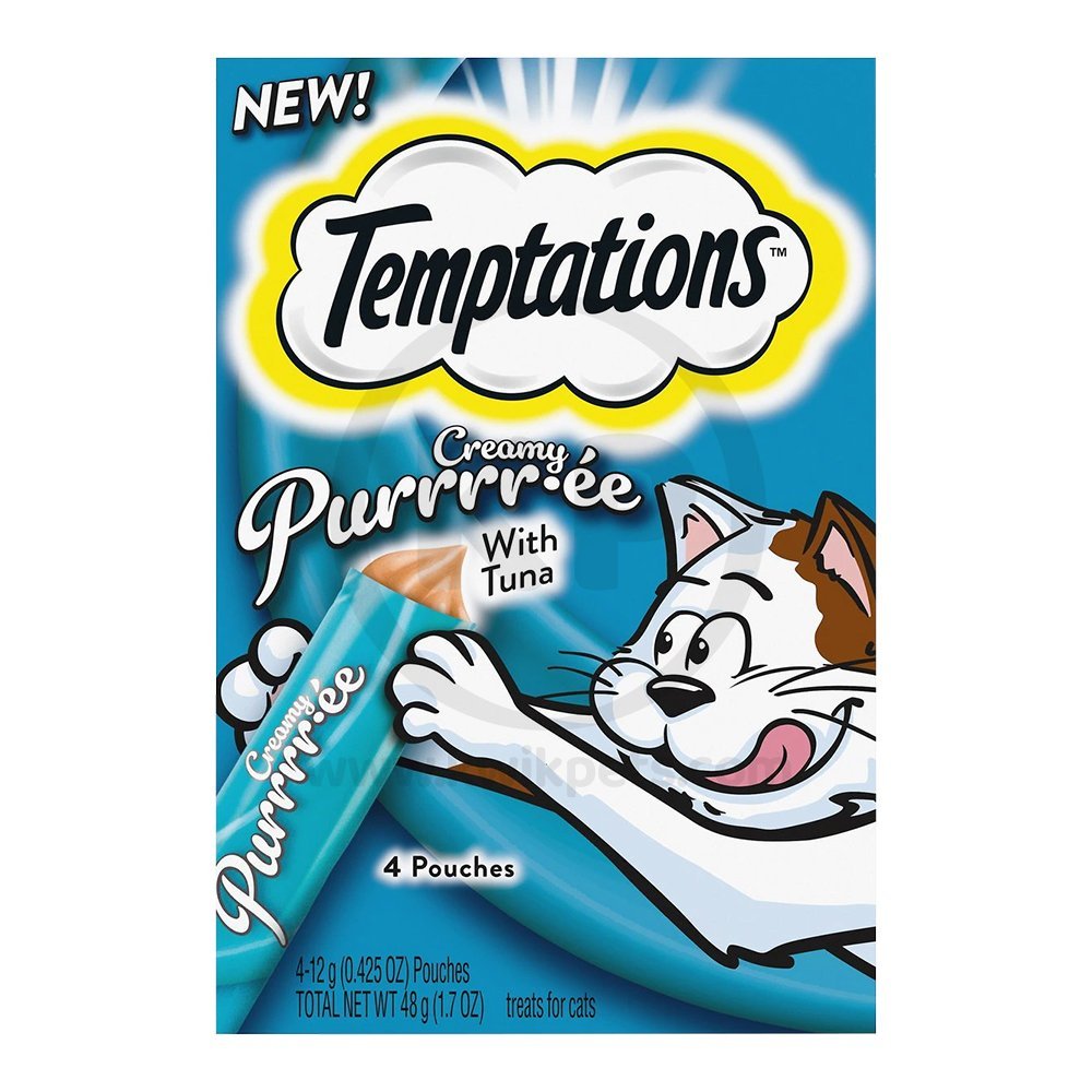 Temptations Creamy Purrrr-ee Cat Treats Tuna 1.7-oz