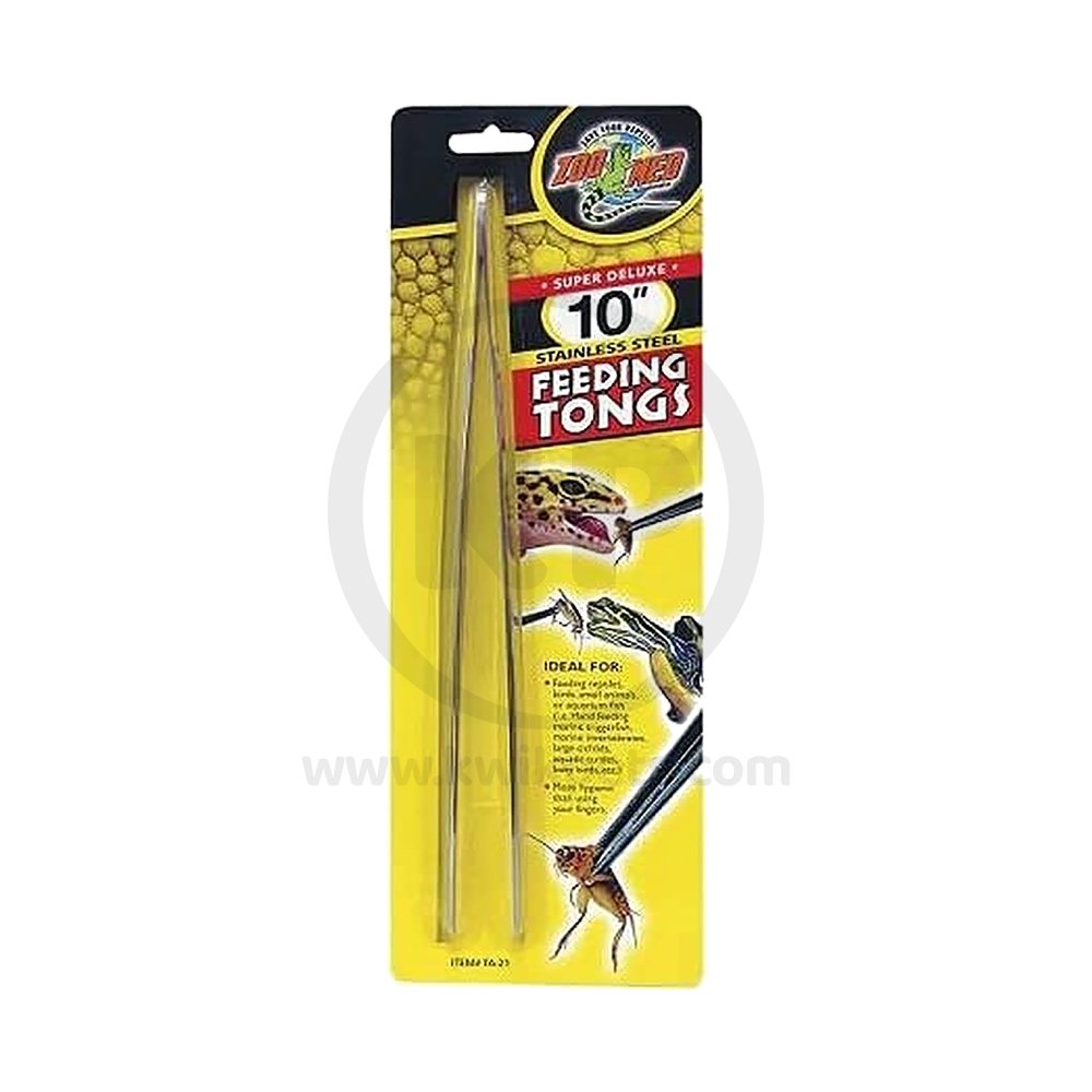 Zoo Med Super Deluxe Stainless Steel Feeding Tong 10-in