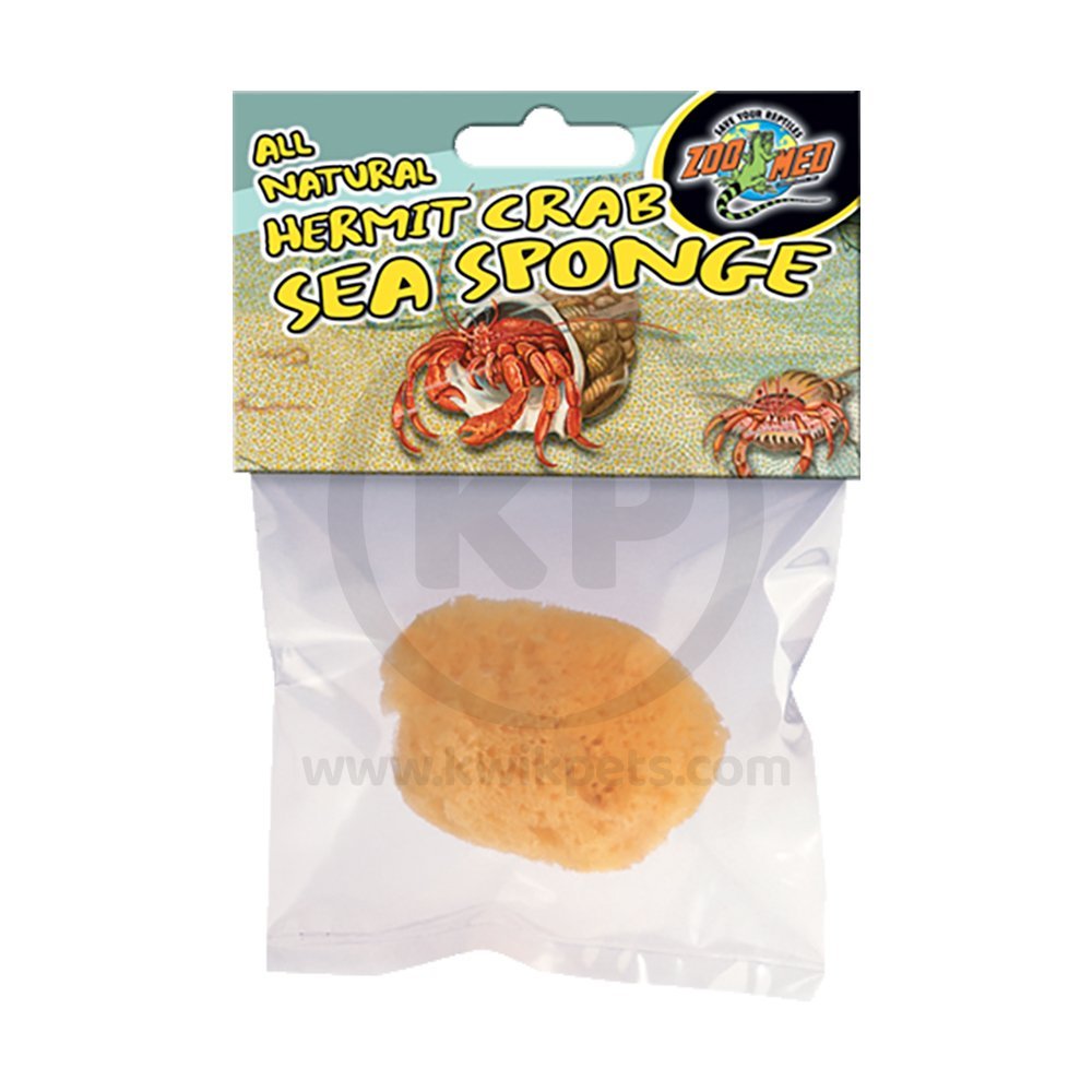 Zoo Med All Natural Hermit Crab Sea Sponge Yellow 1 Count